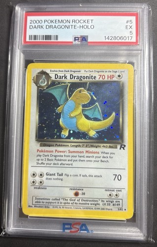 Pokemon dark dragonite holo - dark,