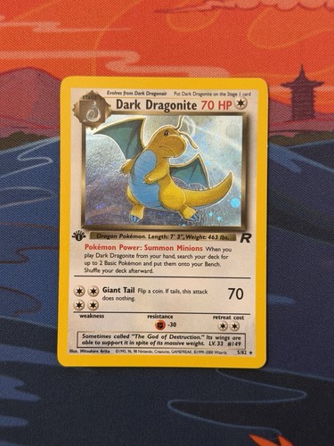 Pokémon tcg dark dragonite - tcg,